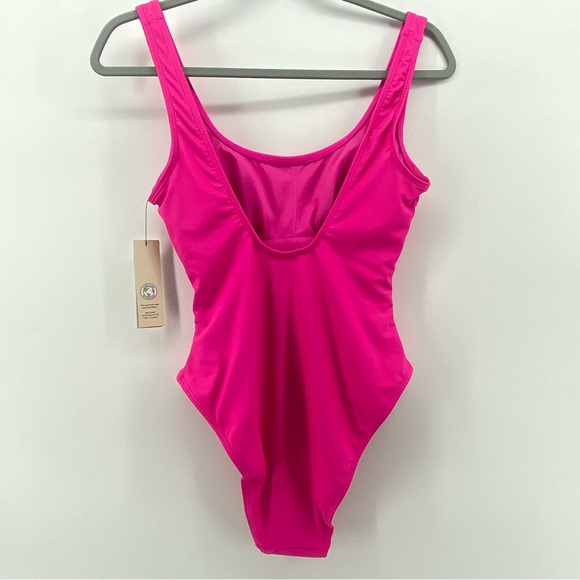 🌺 3/$25 🌺 No Boundaries | Women’s Small Hot Pink One Piece Bathing Suit | NWT | - Picture 4 of 8